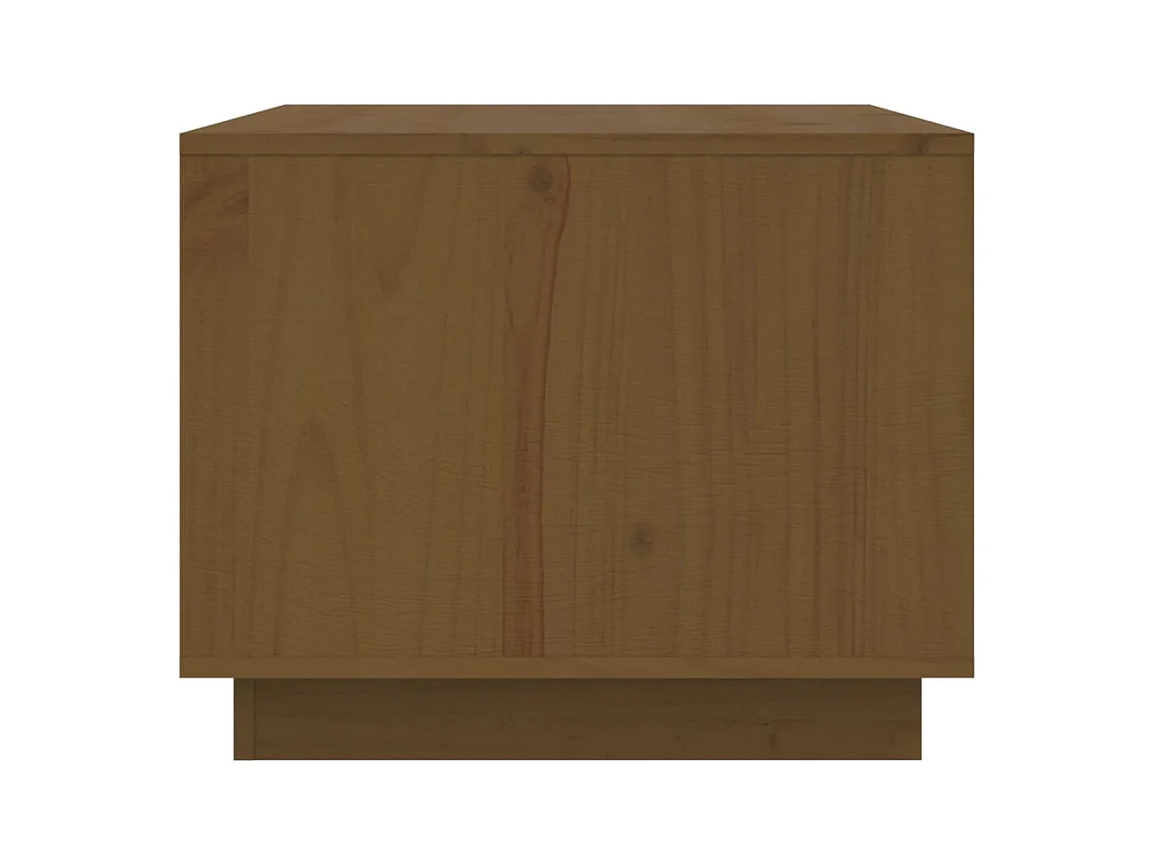 Table basse Marron miel 80x50x40 cm Bois massif de pin