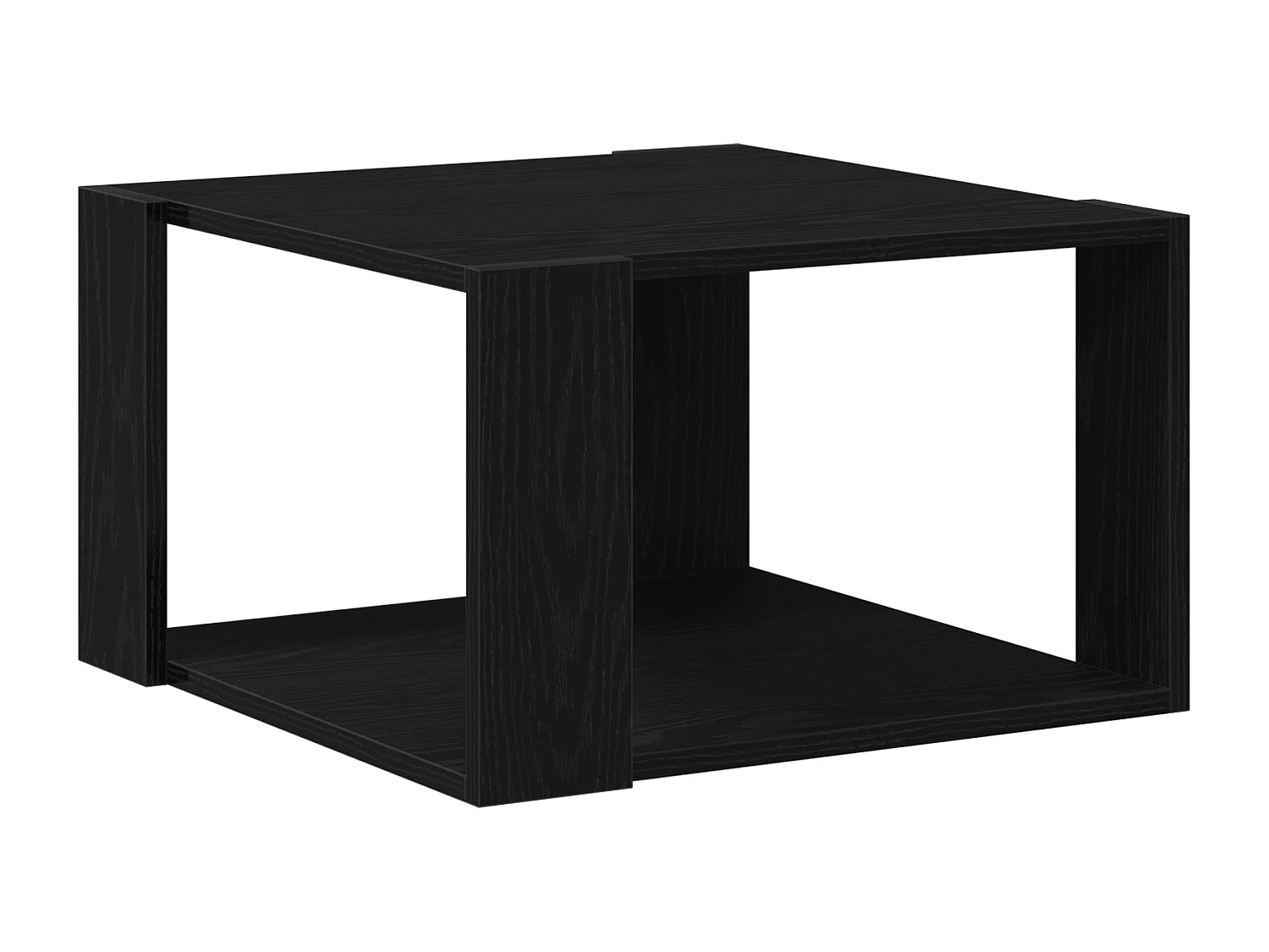 Table basse Noir Chêne 85x55x31 cm Bois d'ingénierie