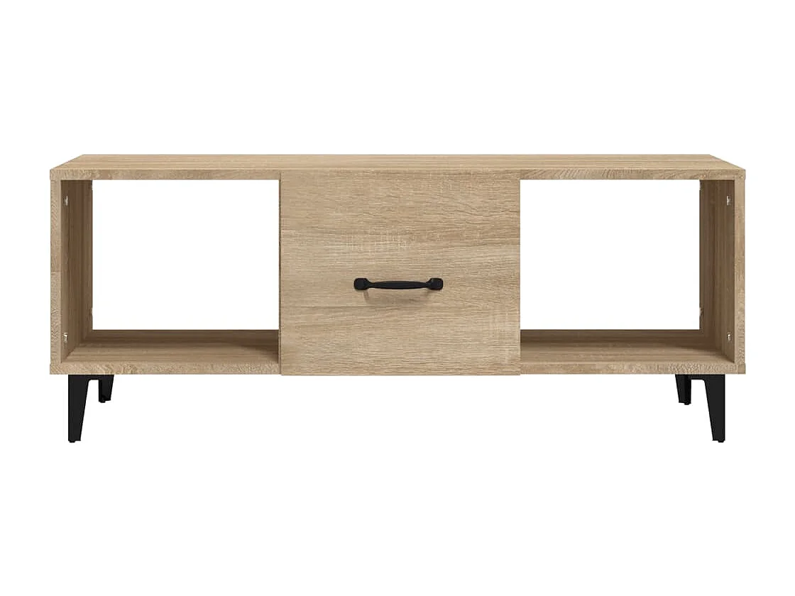 Table basse Chêne sonoma 102x50x40 cm Bois d'ingénierie