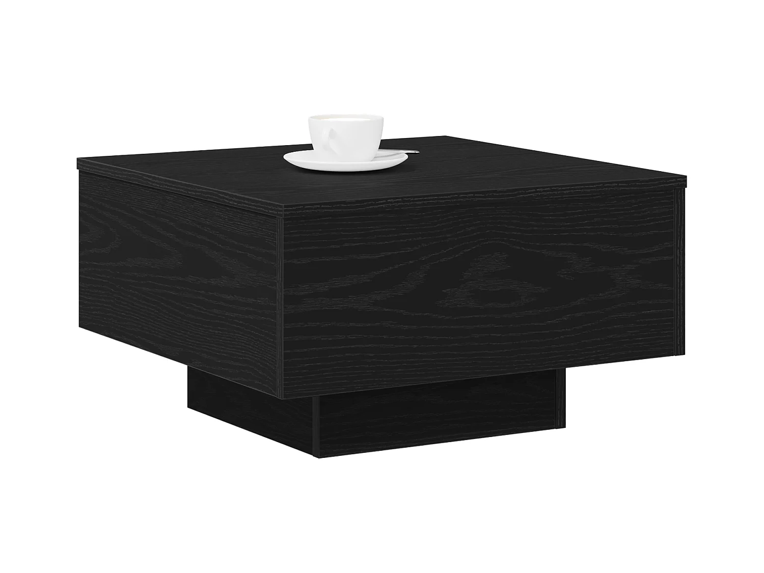 Table basse Noir 55x55x31 cm en bois