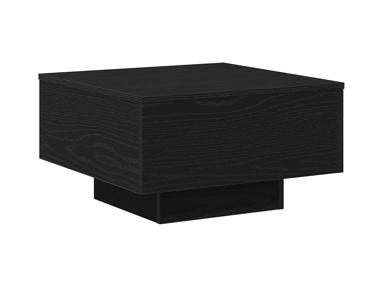 Table basse Noir 55x55x31 cm en bois