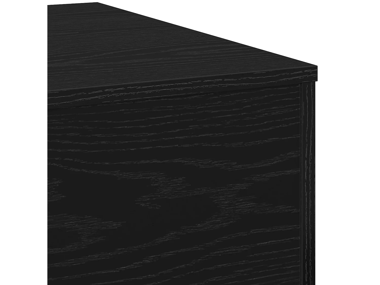 Zwarte salontafel 55x55x31 cm in hout