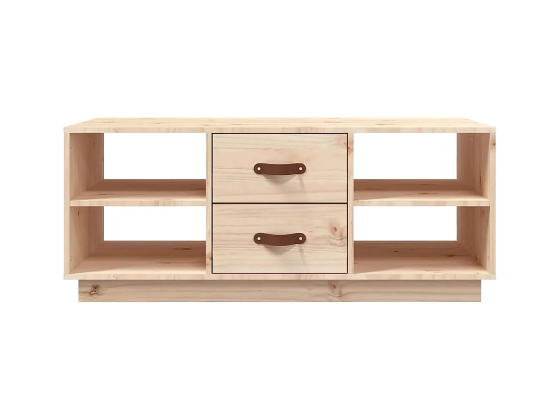 Table basse 100x50x41 cm Bois massif de pin