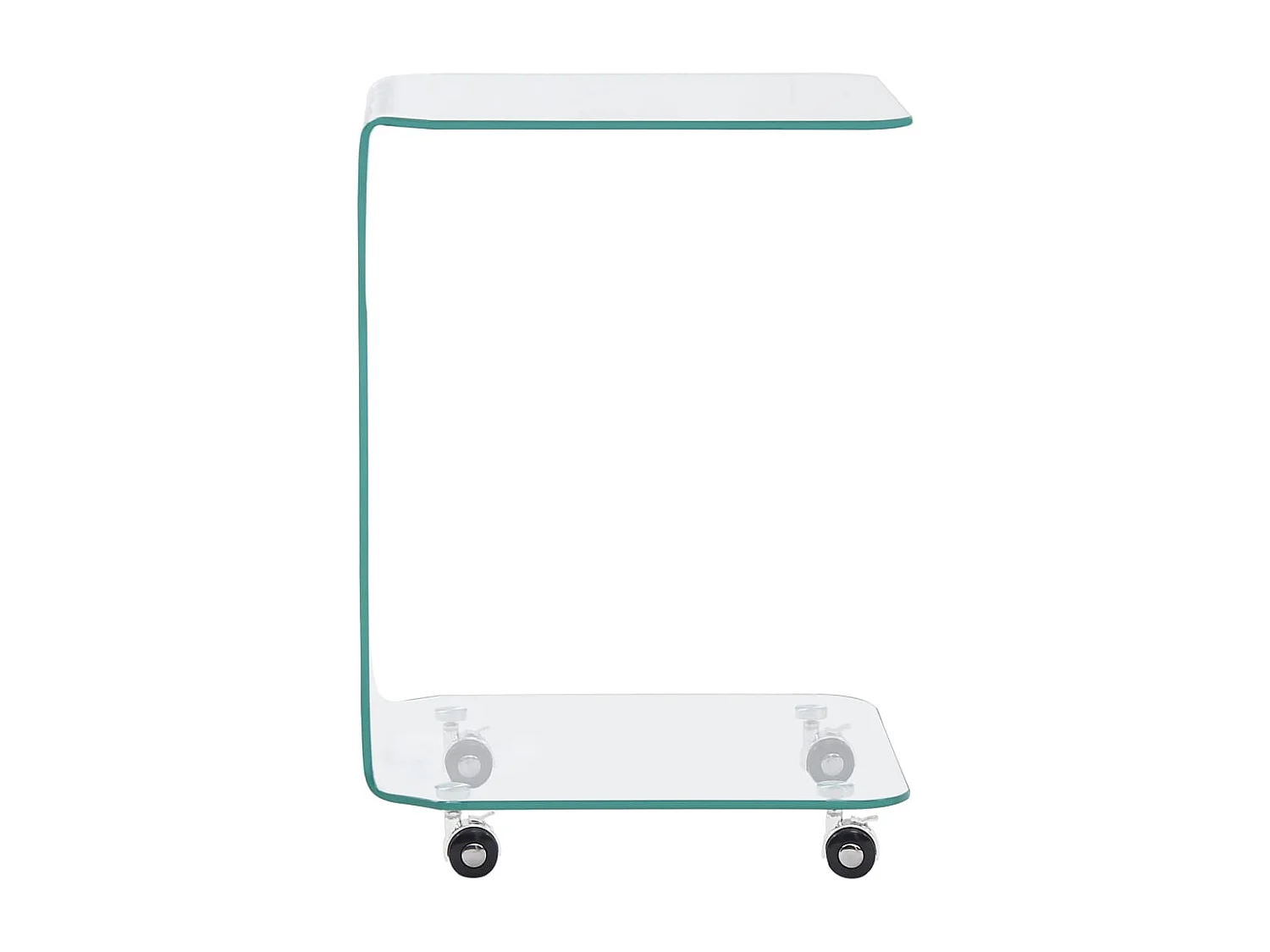 Salontafel 45x40x63 cm Gehard glas