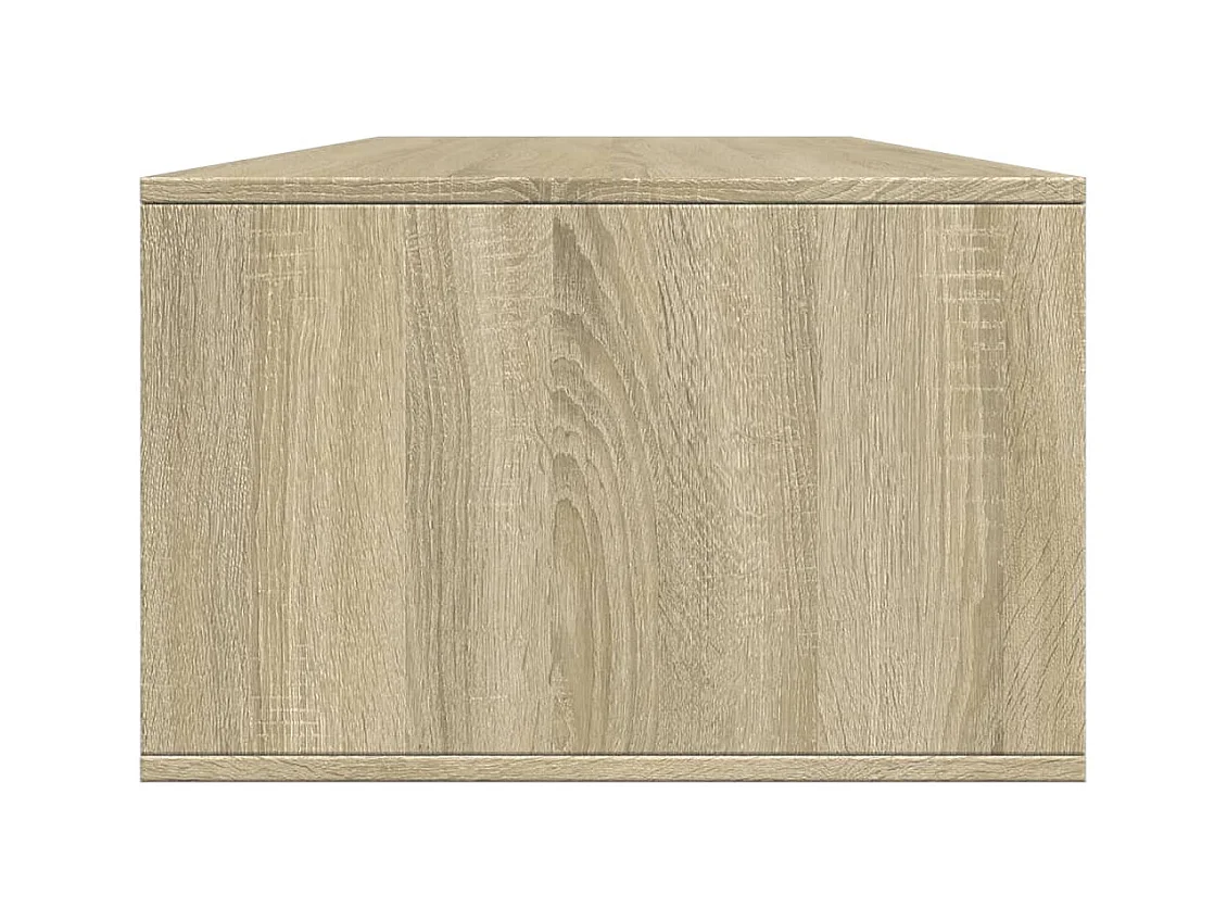 Table basse chêne sonoma 102x55x35 cm bois d'ingénierie