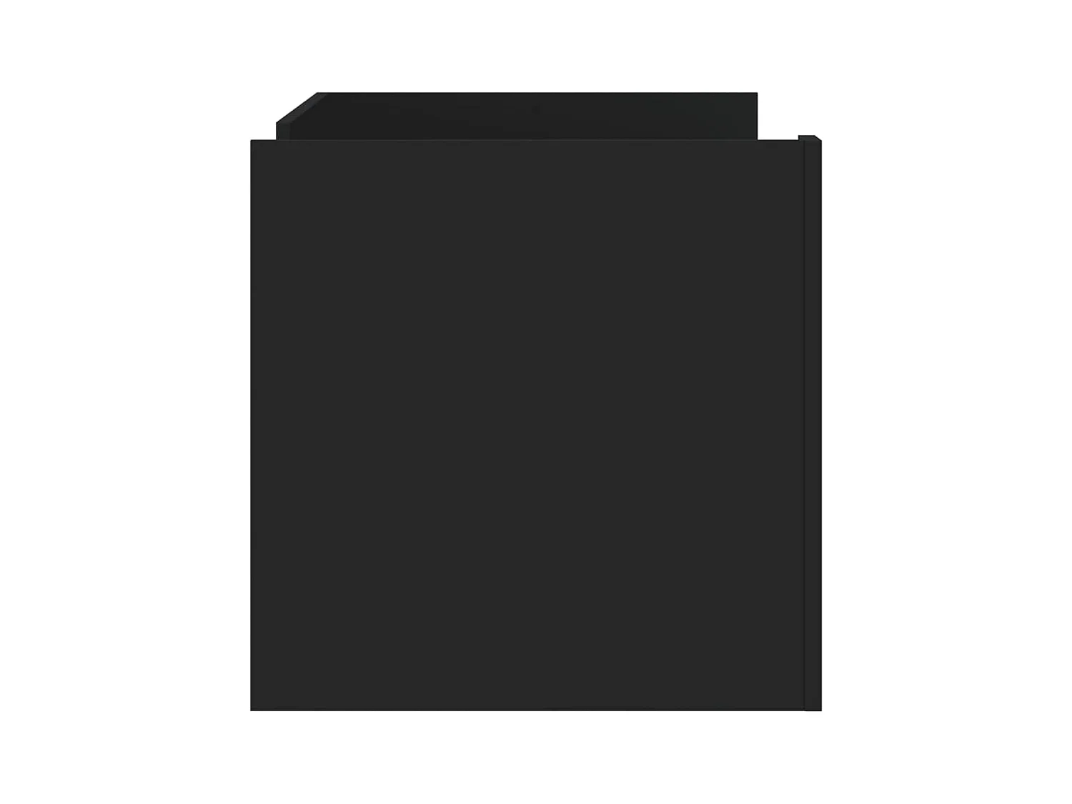 Table basse noir 100x50x50 cm bois d'ingénierie