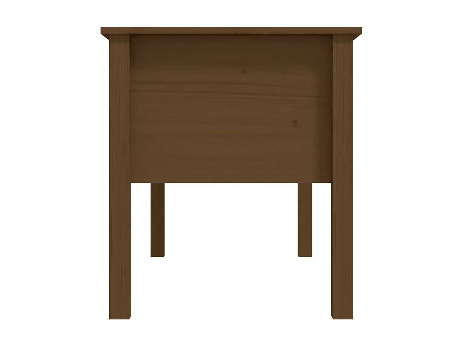 Honingbruine salontafel 102x49x55 cm massief grenenhout