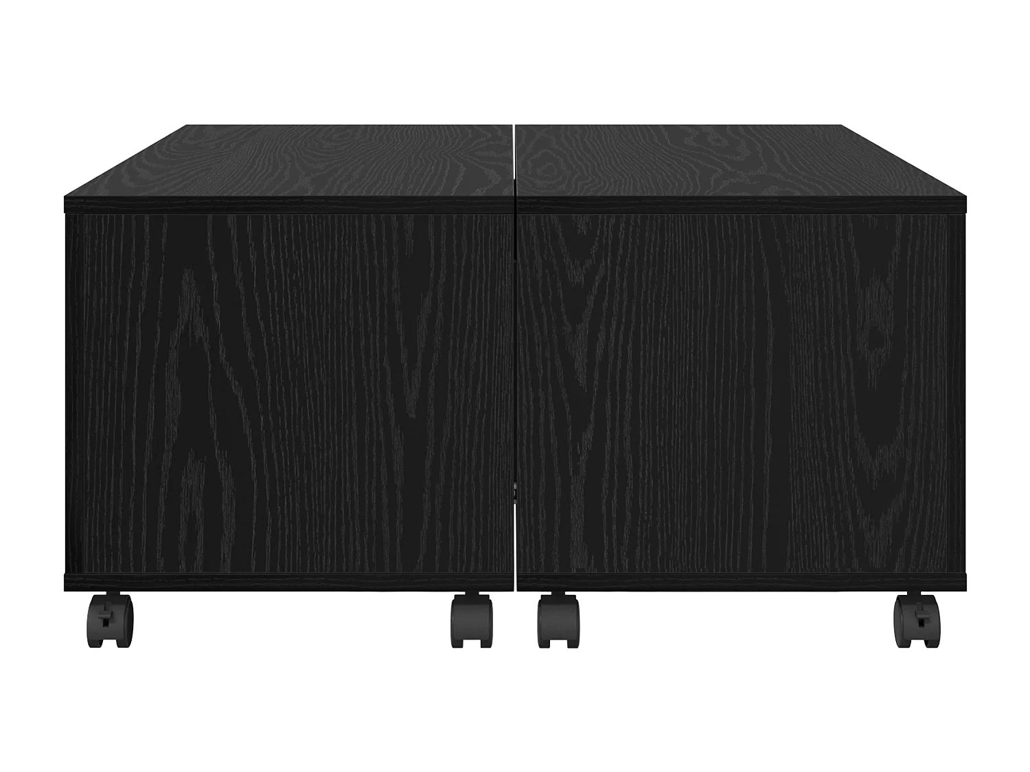 Table basse Chêne noir 75 x 75 x 38 cm Bois d'ingénierie