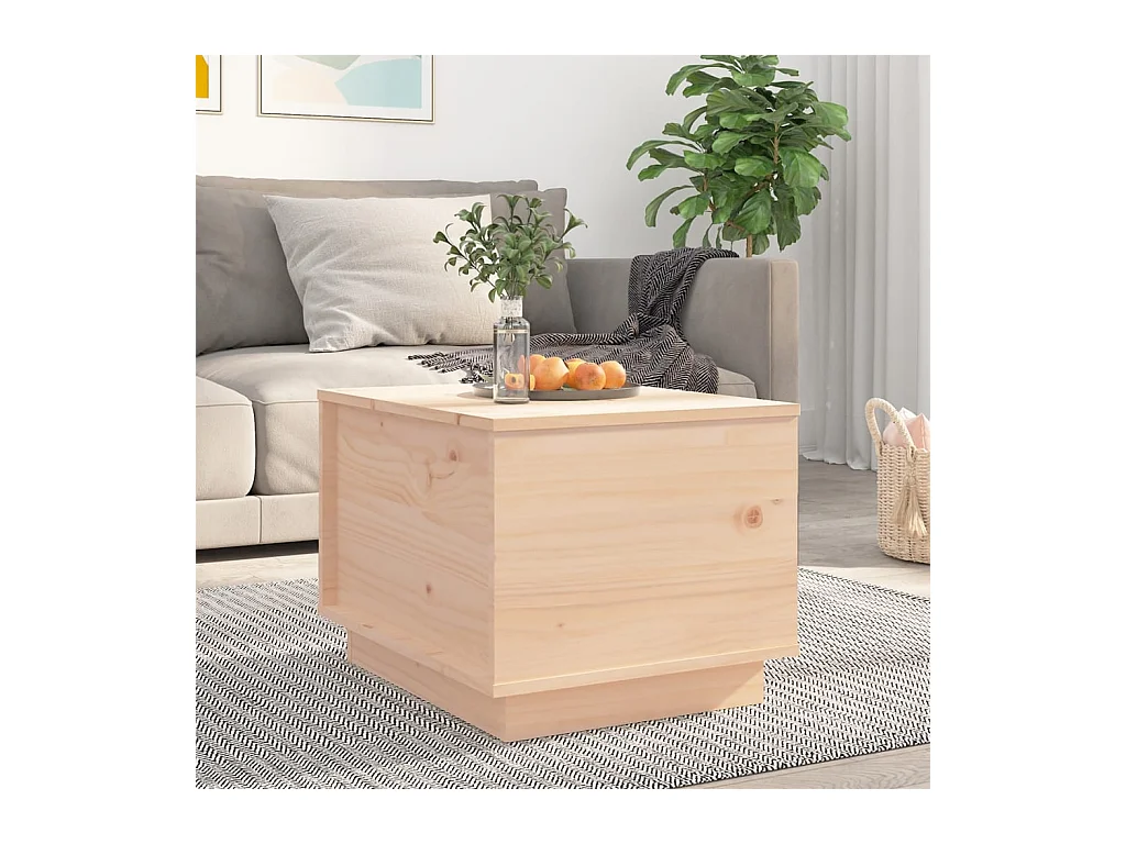Table basse 40x50x35 cm Bois massif de pin