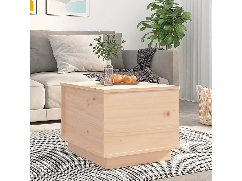 Table basse 40x50x35 cm Bois massif de pin