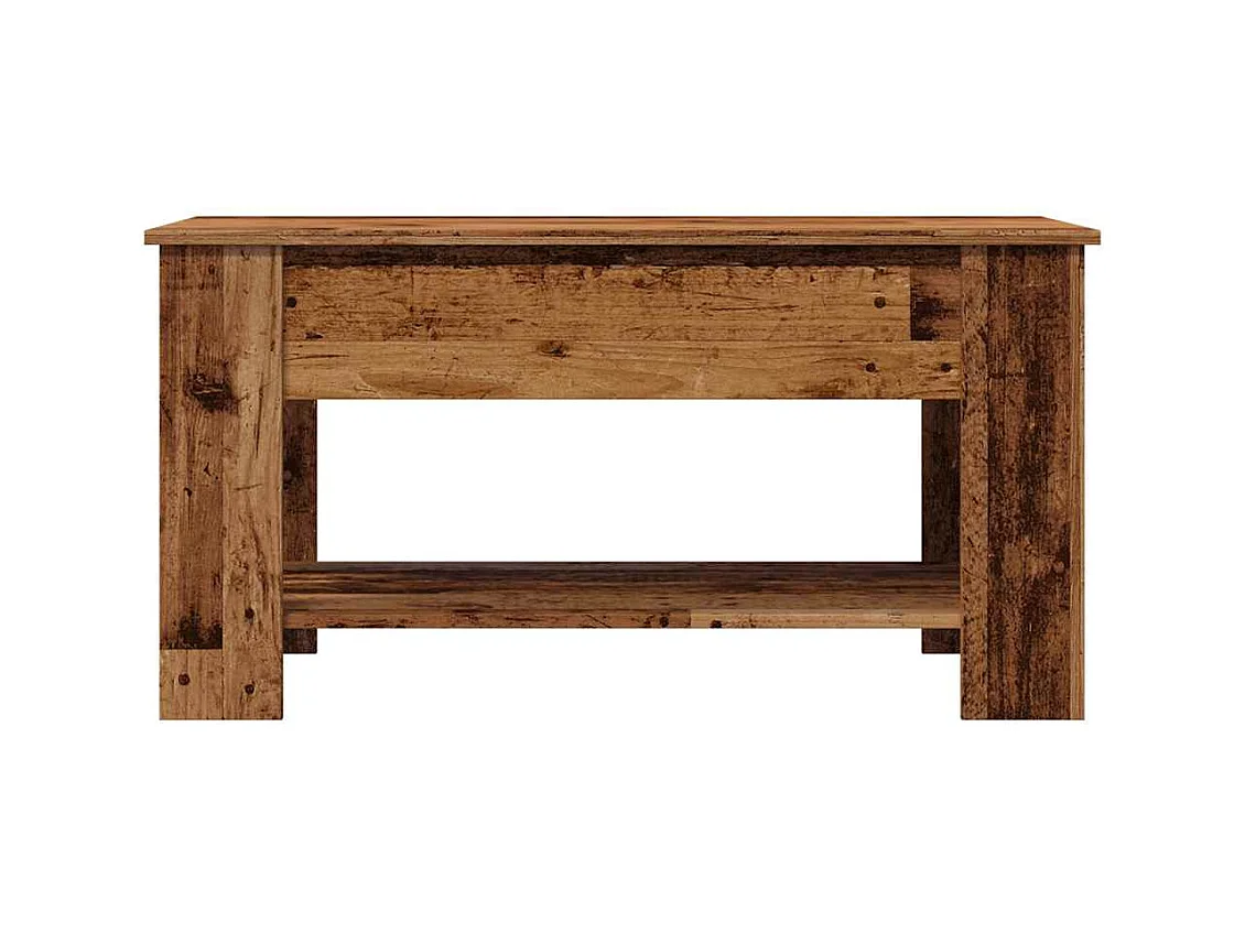 Salontafel oud hout 101x49x52 cm bewerkt hout
