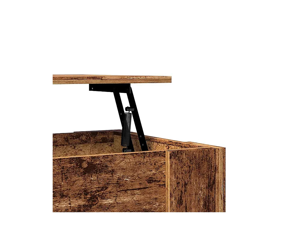 Salontafel oud hout 101x49x52 cm bewerkt hout