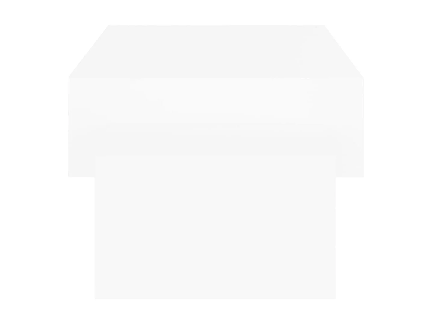 Table basse Blanc 105x55x32 cm Bois d’ingénierie