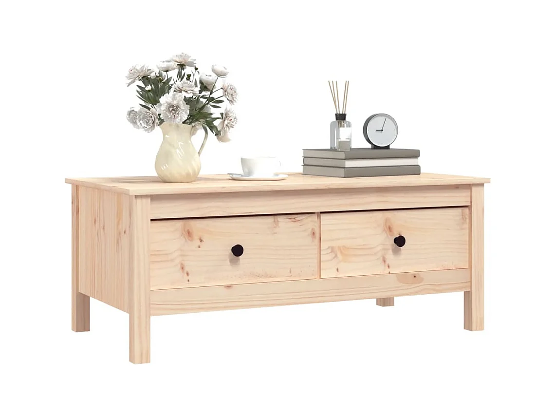 Salontafel 100x50x40 cm Massief grenenhout