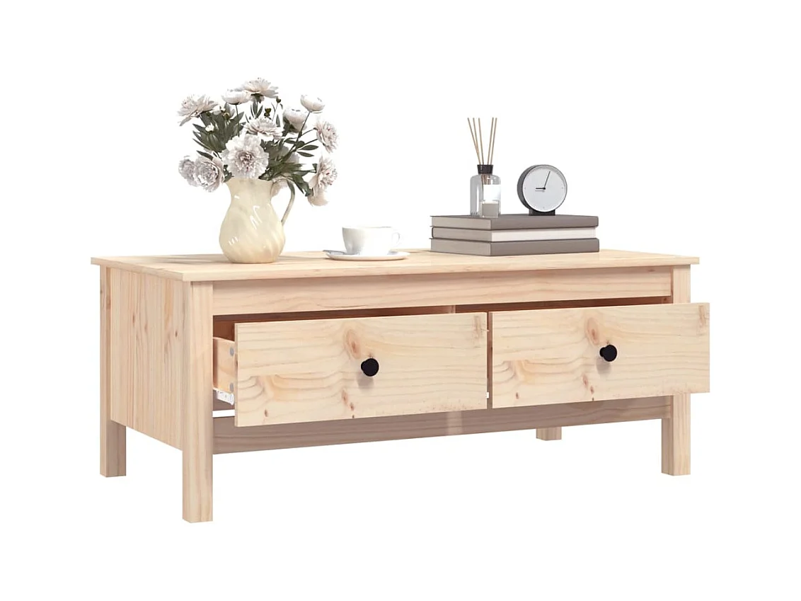 Salontafel 100x50x40 cm Massief grenenhout