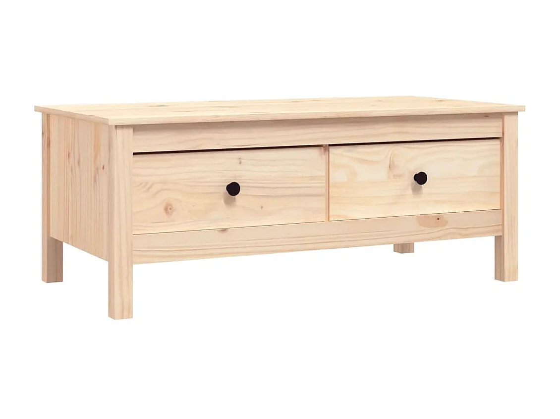 Tavolino da caffè 100x50x40 cm Legno massello di pino