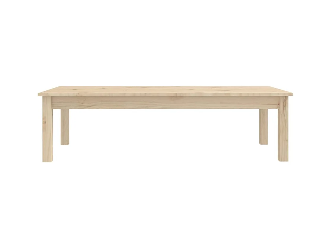 Tavolino da caffè 110x50x30 cm Legno massello di pino