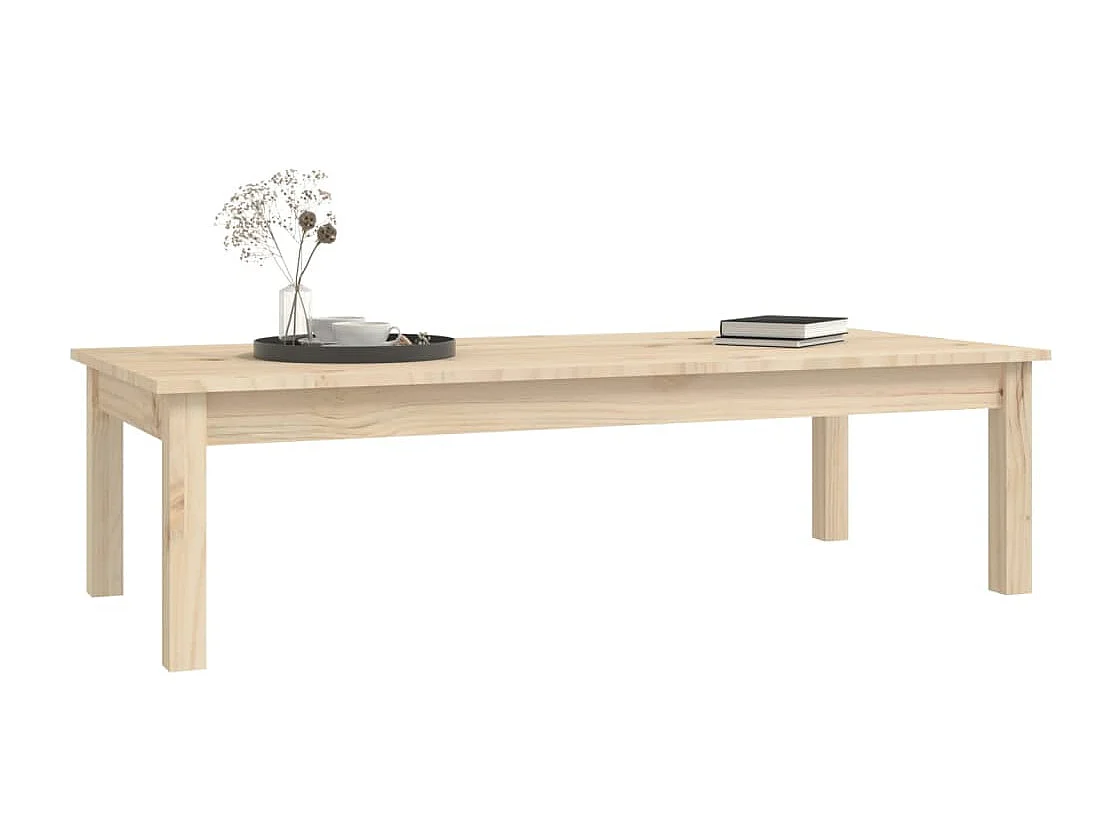 Mesa de centro 110x50x30 cm Madera maciza de pino