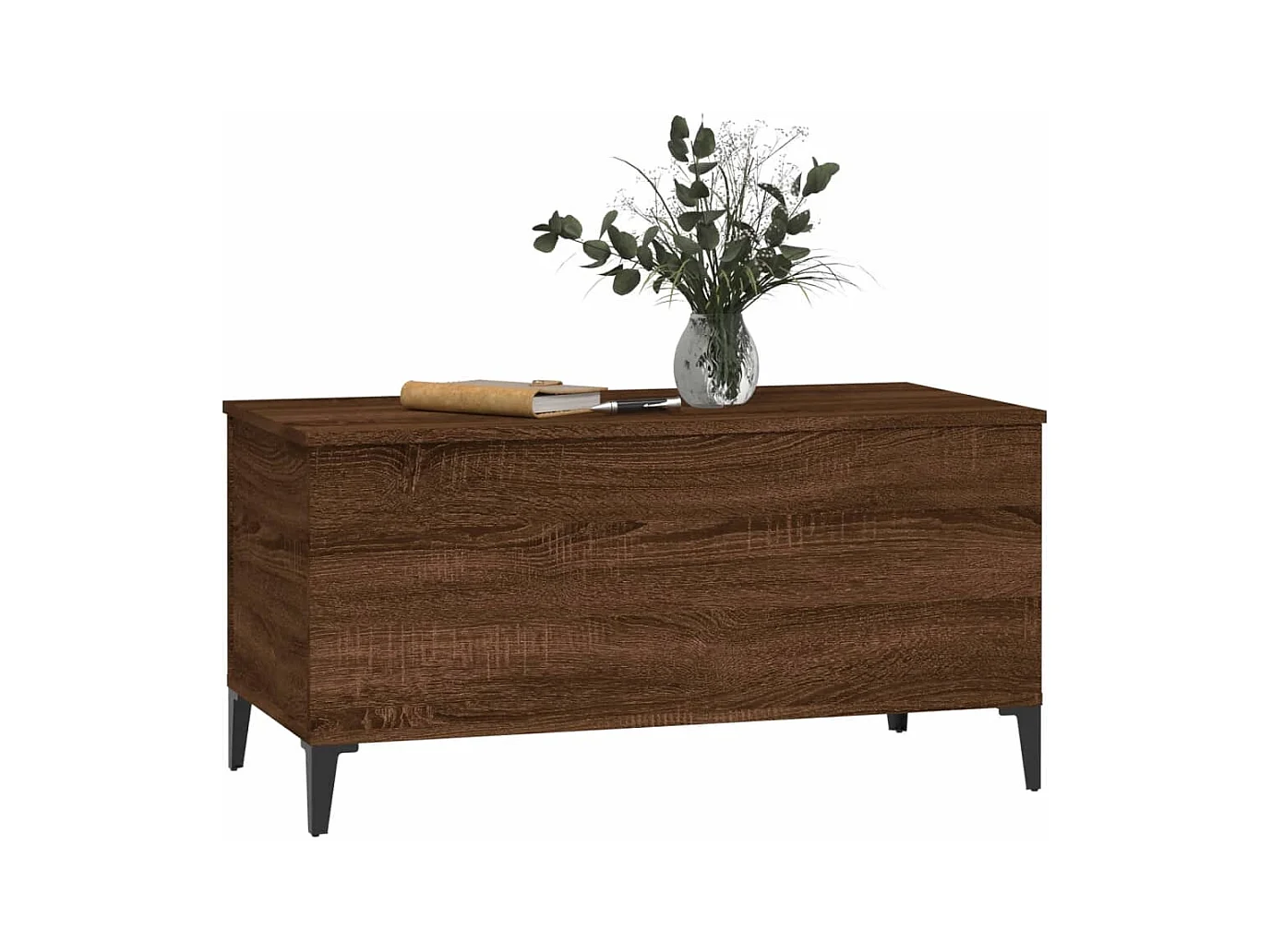 Table basse Chêne marron 90x44,5x45 cm Bois d'ingénierie