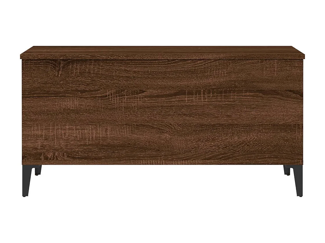 Table basse Chêne marron 90x44,5x45 cm Bois d'ingénierie