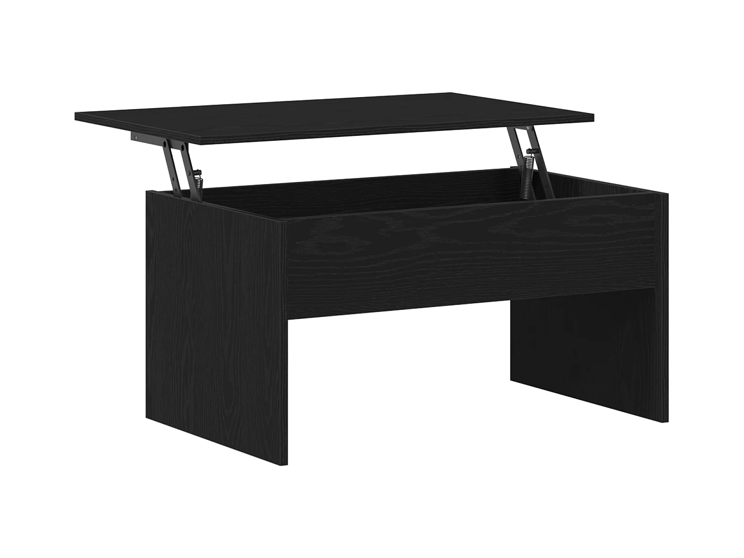 Table basse en chêne noir - 80 x 50.5 x 41.5 cm