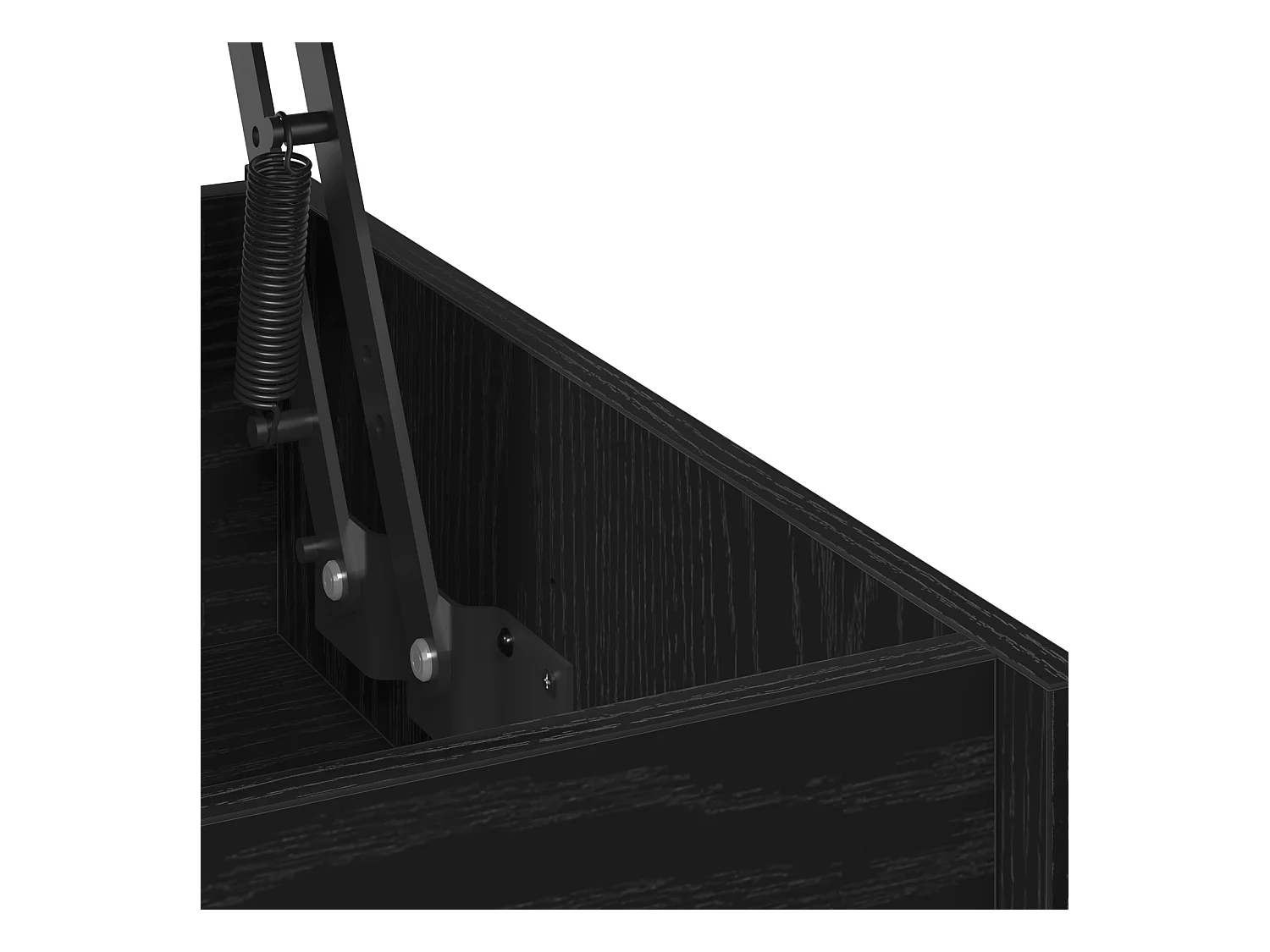 Table basse en chêne noir - 80 x 50.5 x 41.5 cm