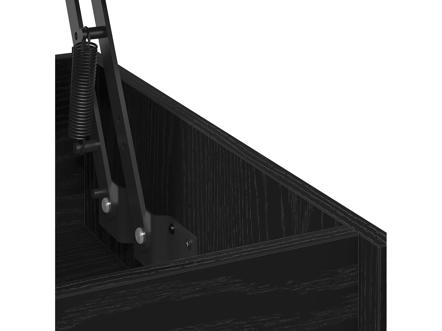 Table basse en chêne noir - 80 x 50.5 x 41.5 cm