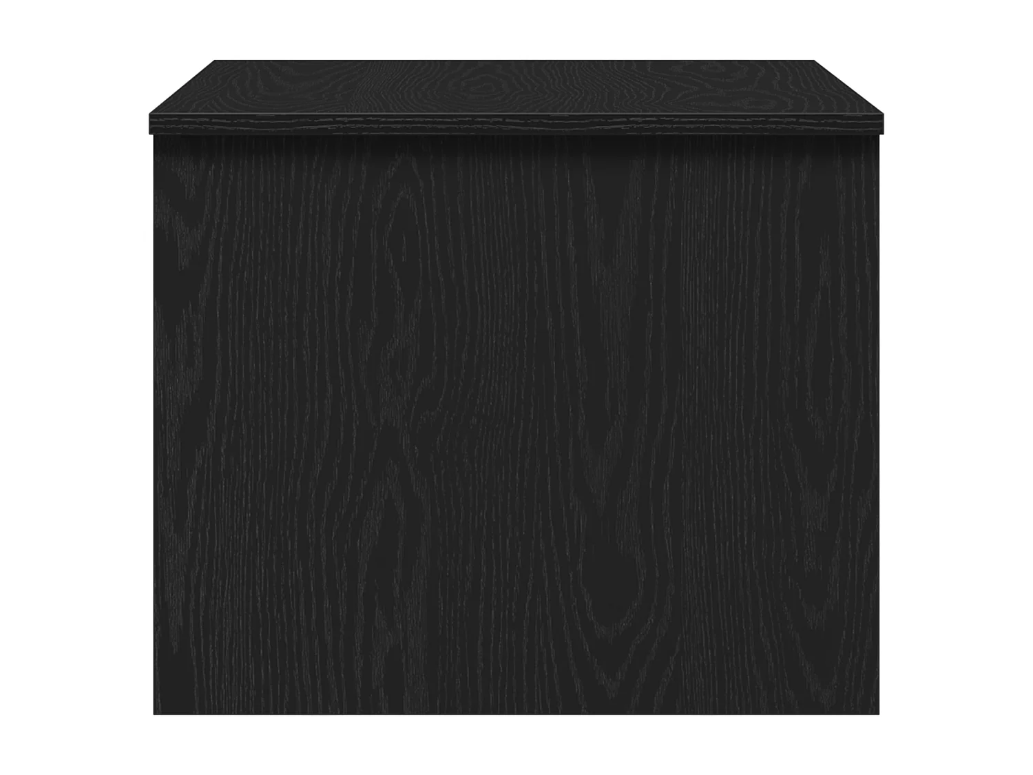 Tavolino da caffè in rovere nero - 80 x 50,5 x 41,5 cm