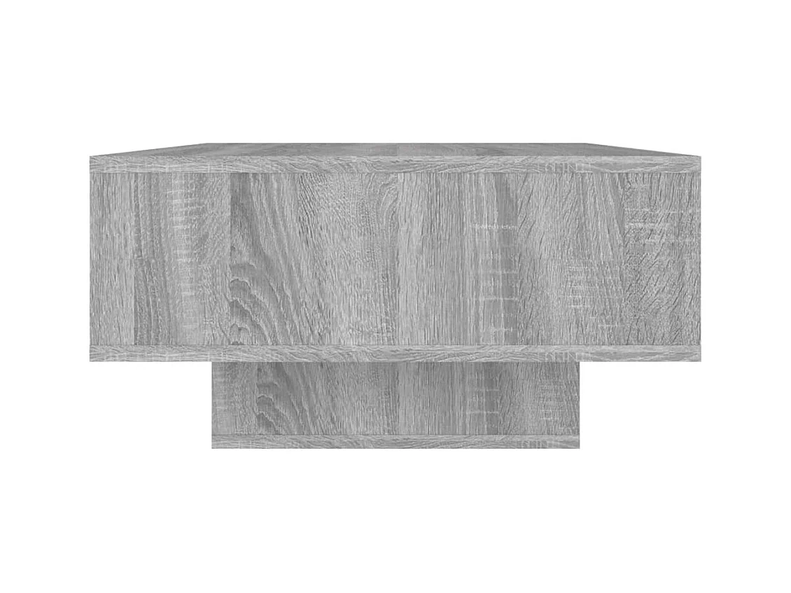 Table basse Sonoma gris 105x55x32 cm Bois d'ingénierie