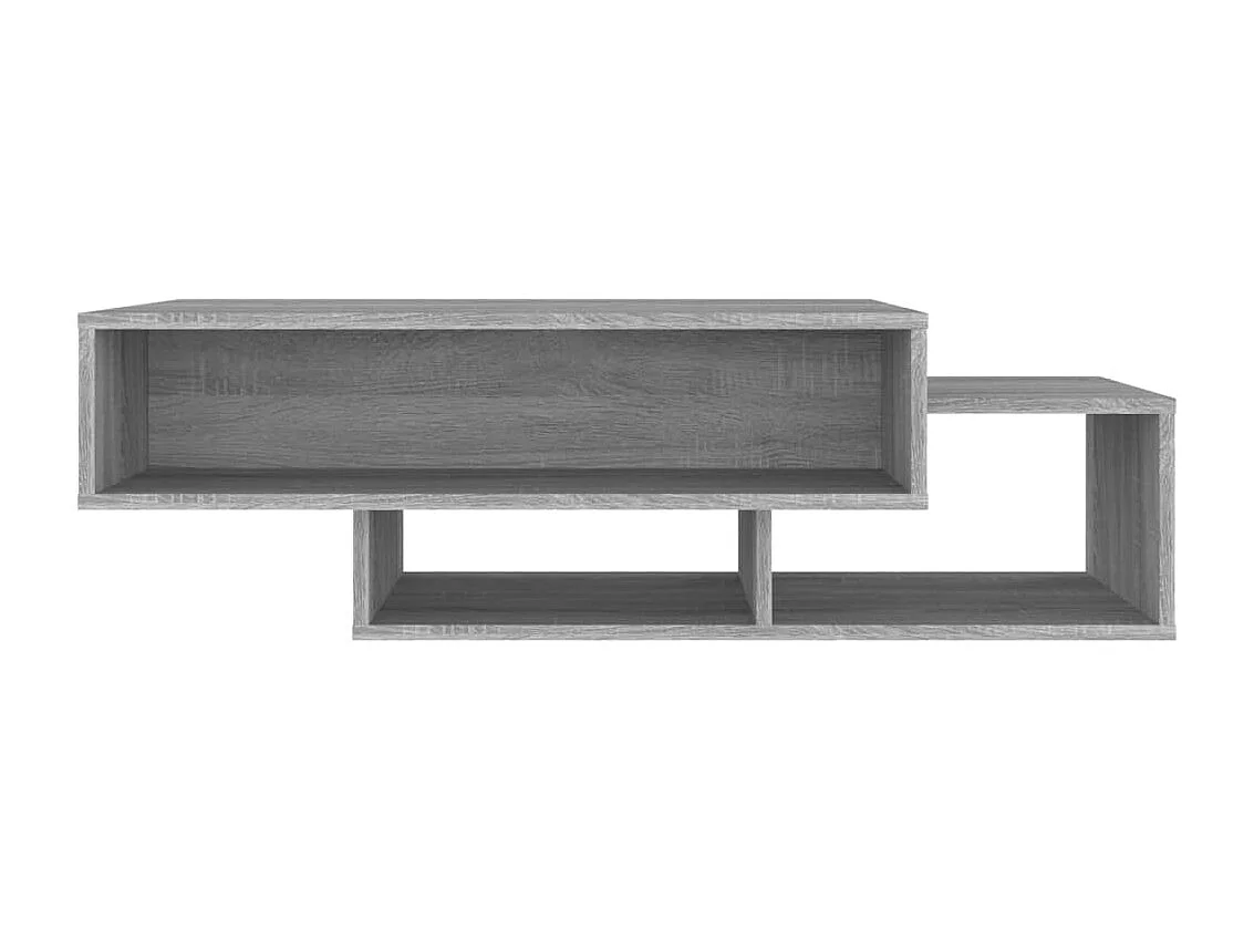 Table basse Sonoma gris 105x55x32 cm Bois d'ingénierie