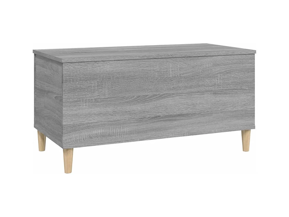 Table basse Sonoma gris 90x44,5x45 cm Bois d'ingénierie