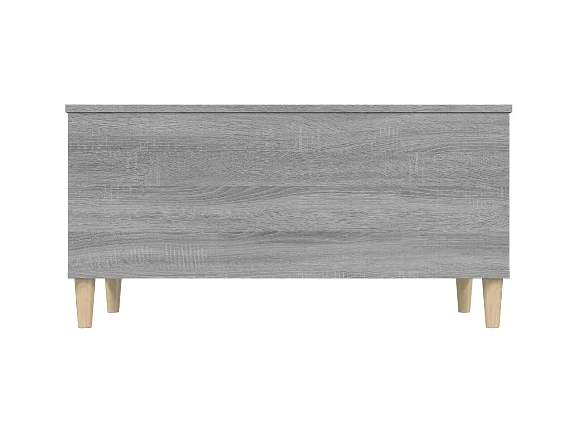 Table basse Sonoma gris 90x44,5x45 cm Bois d'ingénierie