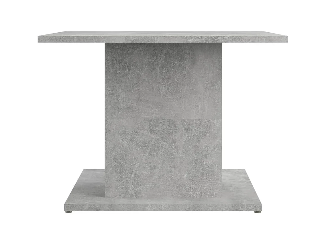 Betongrijze salontafel 55,5x55,5x40 cm bewerkt hout