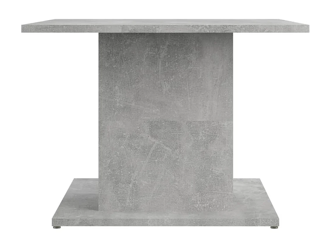 Table basse gris béton 55,5x55,5x40 cm bois d'ingénierie