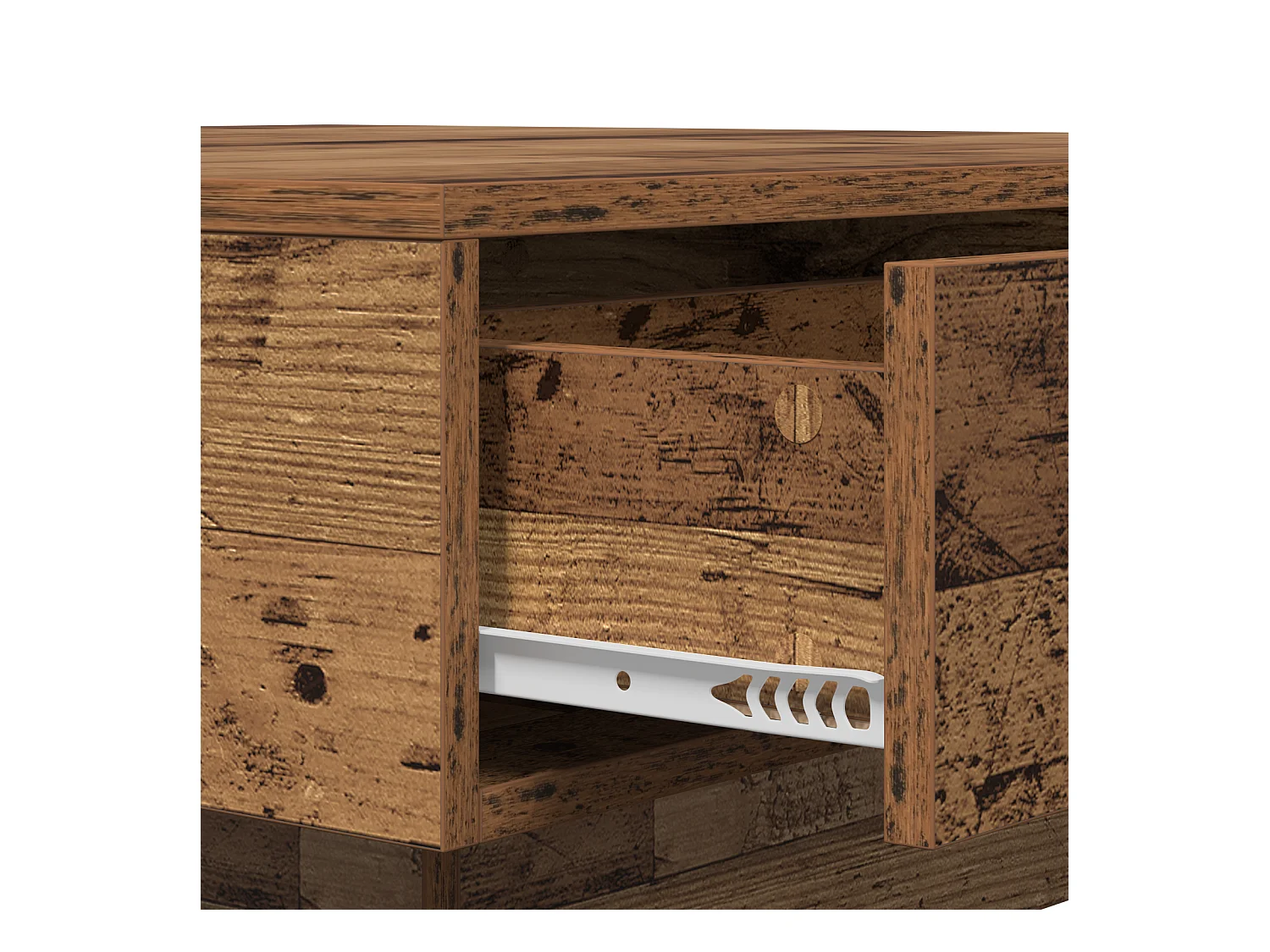 Table Basse Bois Ancien Bois Récupéré 90 x 90 x 28 cm