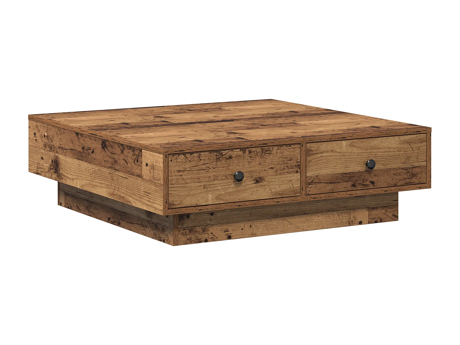 Salontafel Oud Hout Hergebruikt Hout 90 x 90 x 28 cm