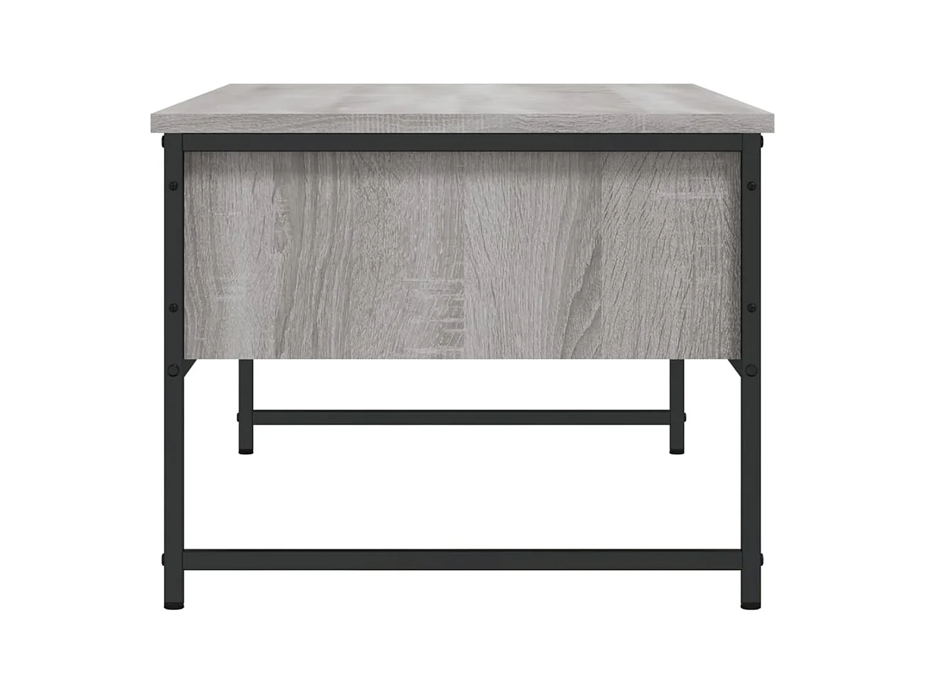 Table basse sonoma gris 101x49x39,5 cm bois d'ingénierie