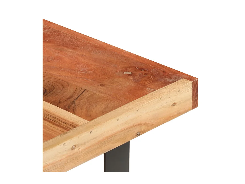Table basse 142x90x42 cm Bois d'acacia massif