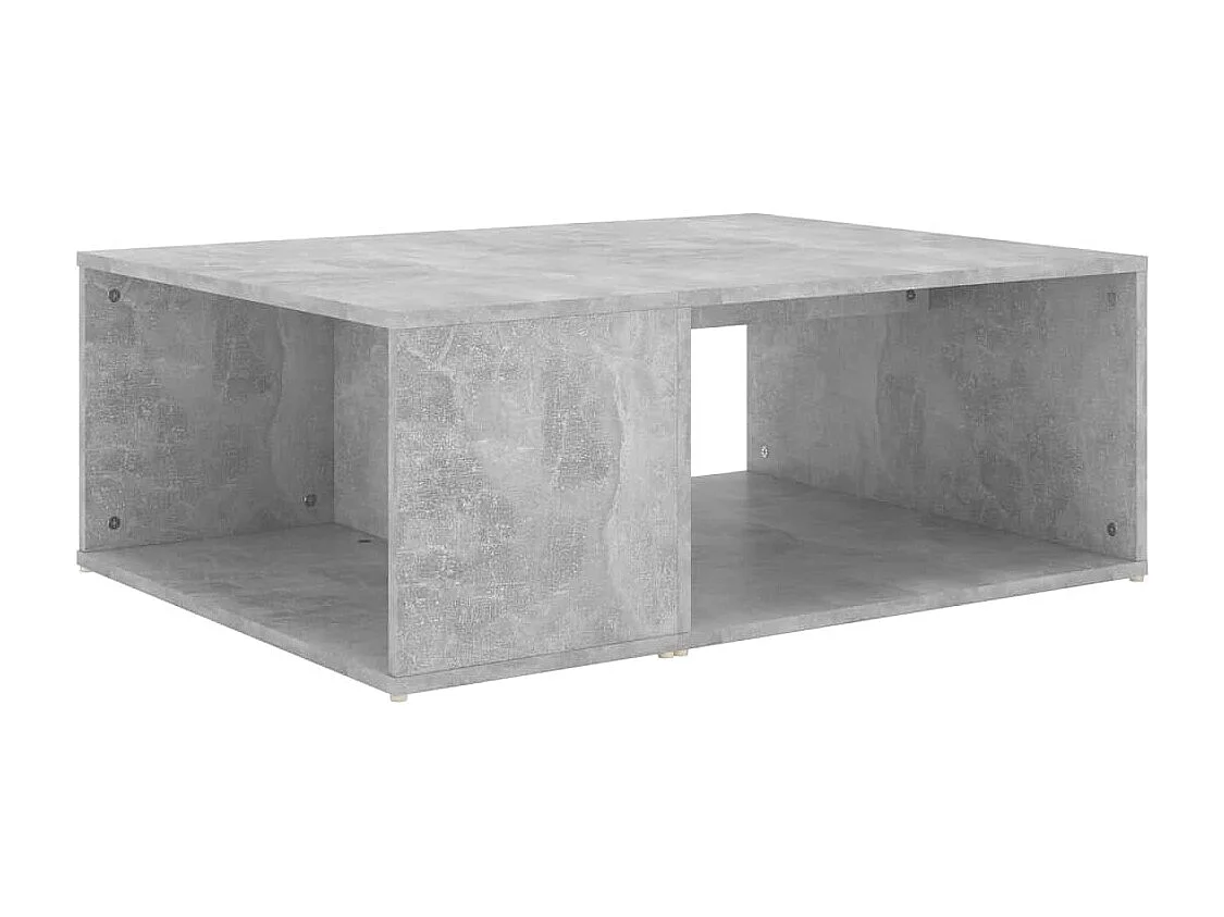 Betongrauer Couchtisch 90x67x33 cm Holzwerkstoff