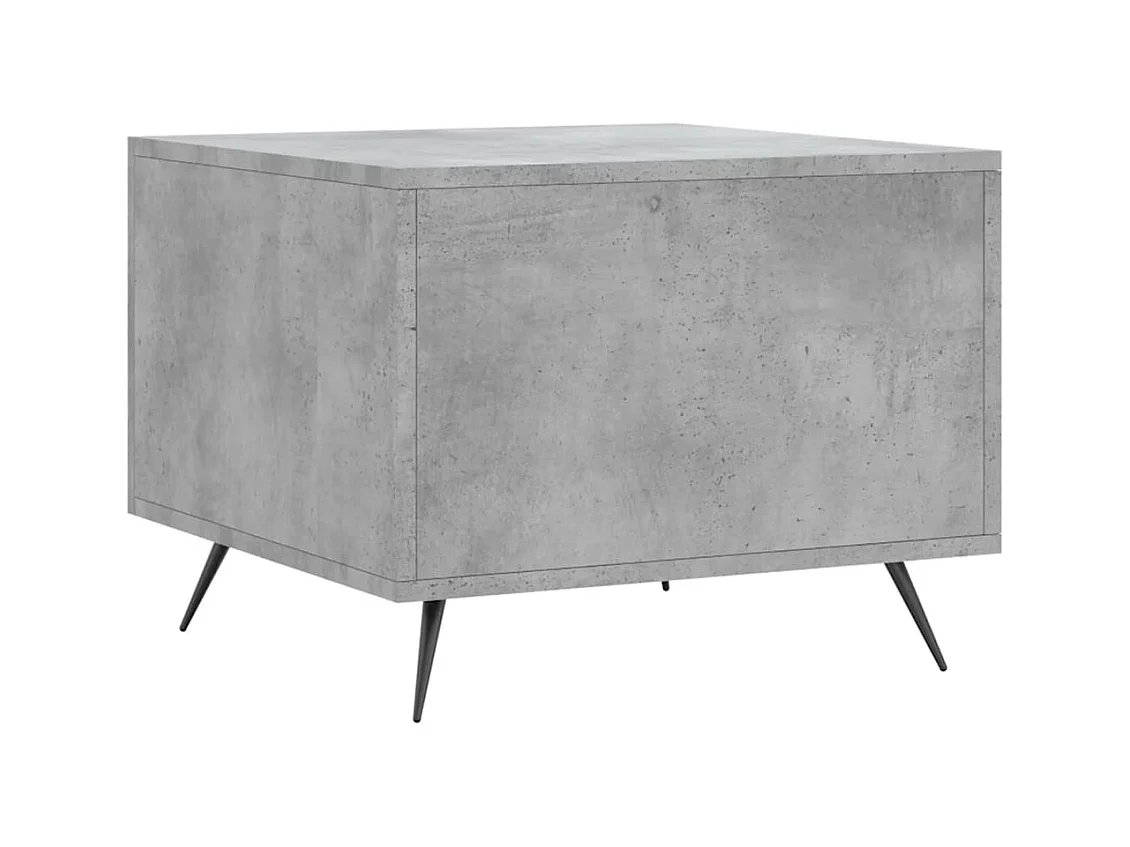Tables basses 2 pcs gris béton 50x50x40 cm bois d'ingénierie