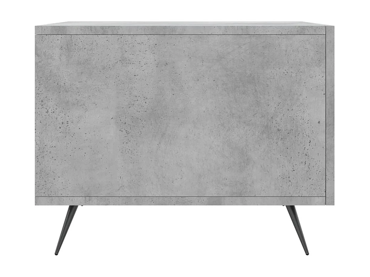 Tables basses 2 pcs gris béton 50x50x40 cm bois d'ingénierie