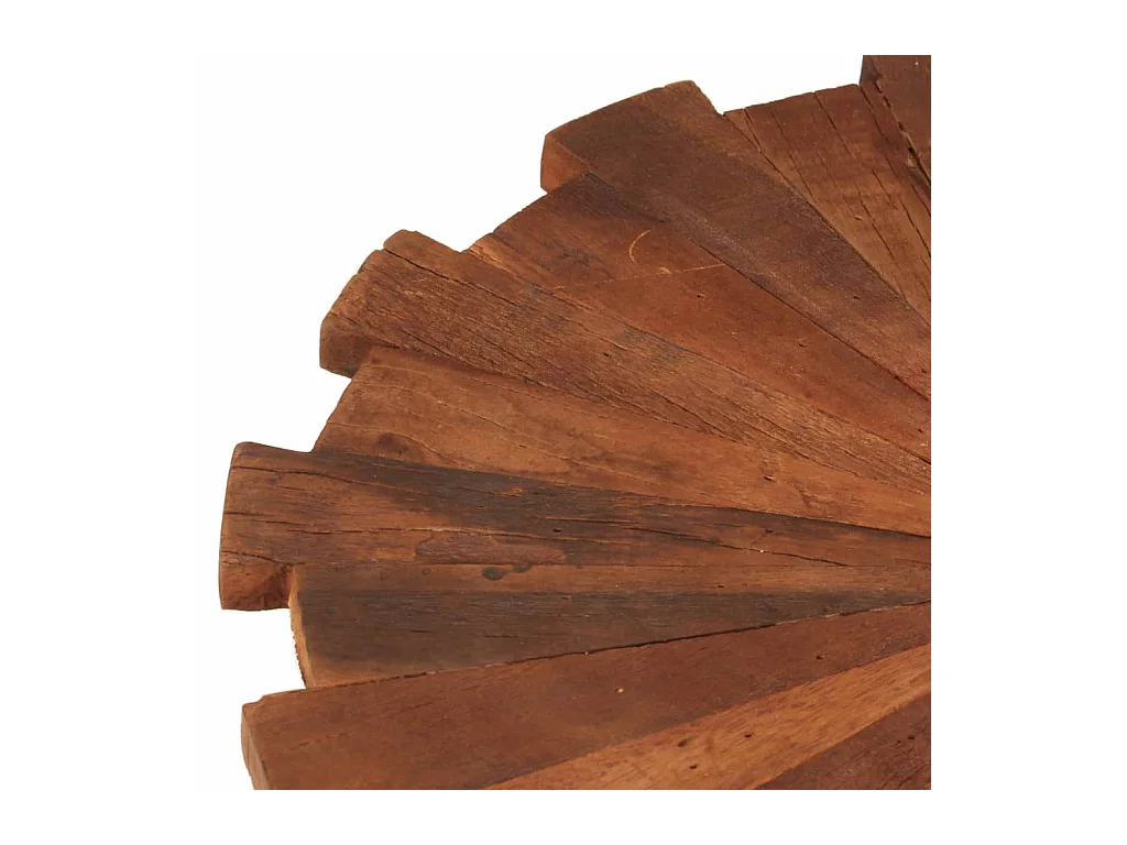 stuks salontafels van gerecycled massief hout en ijzer