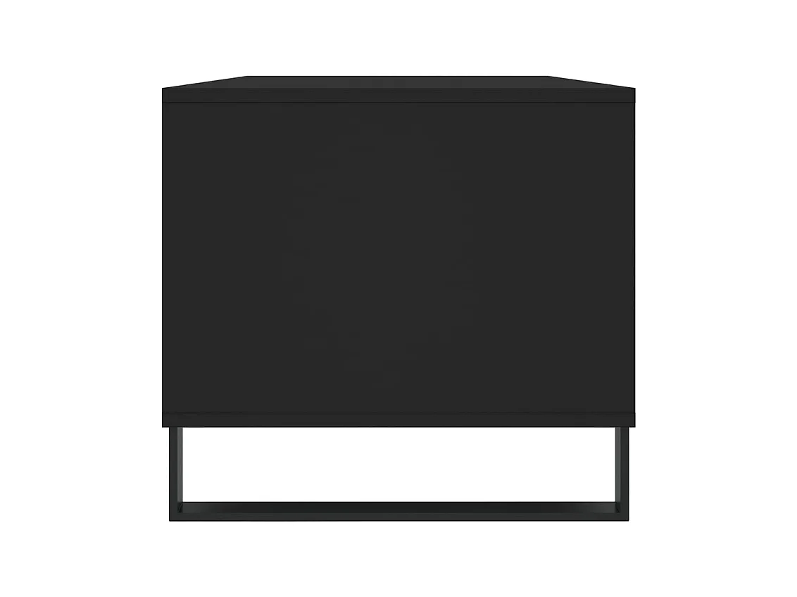 Table basse Noir 90x49x45 cm Bois d'ingénierie