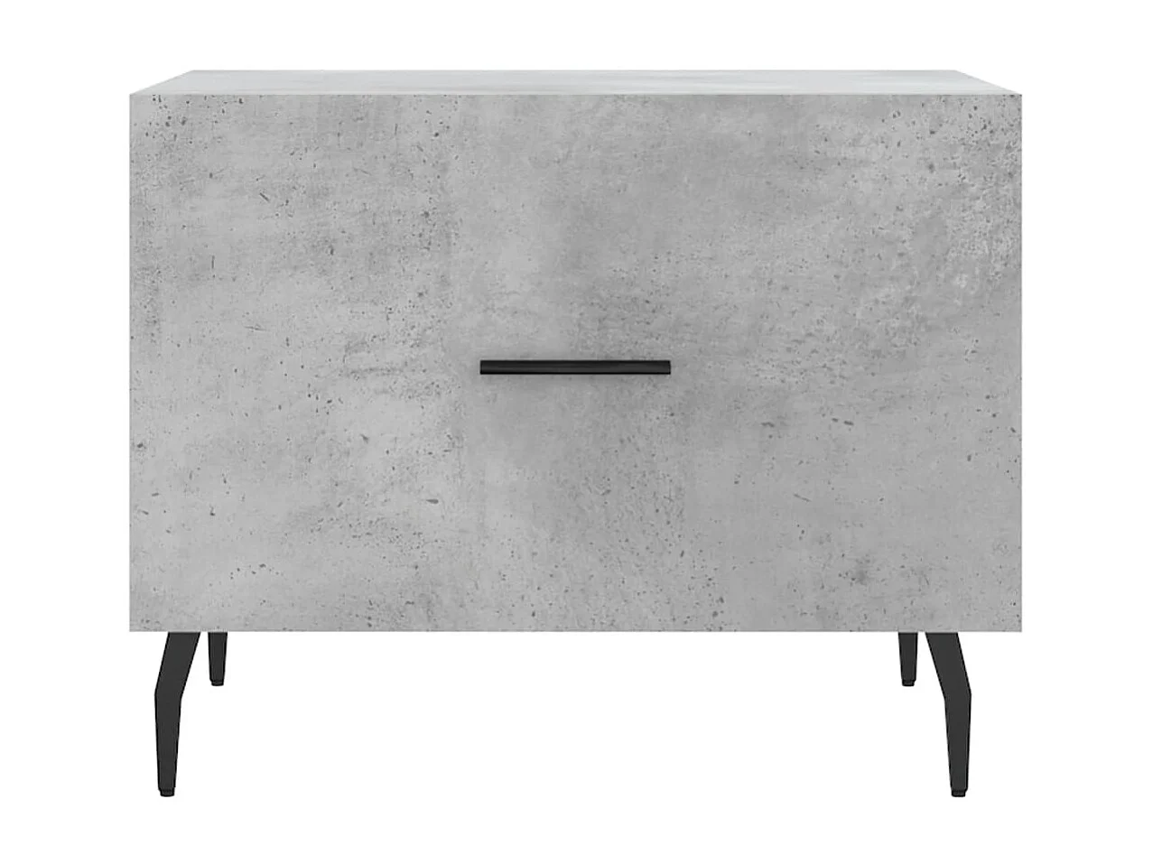 Tables basses 2 pcs gris béton 50x50x40 cm bois d'ingénierie