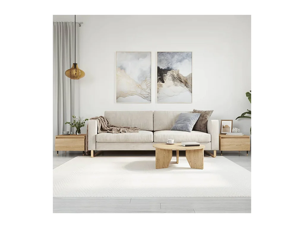 Tables basses 2 pcs chêne sonoma 50x46x35 cm bois d'ingénierie