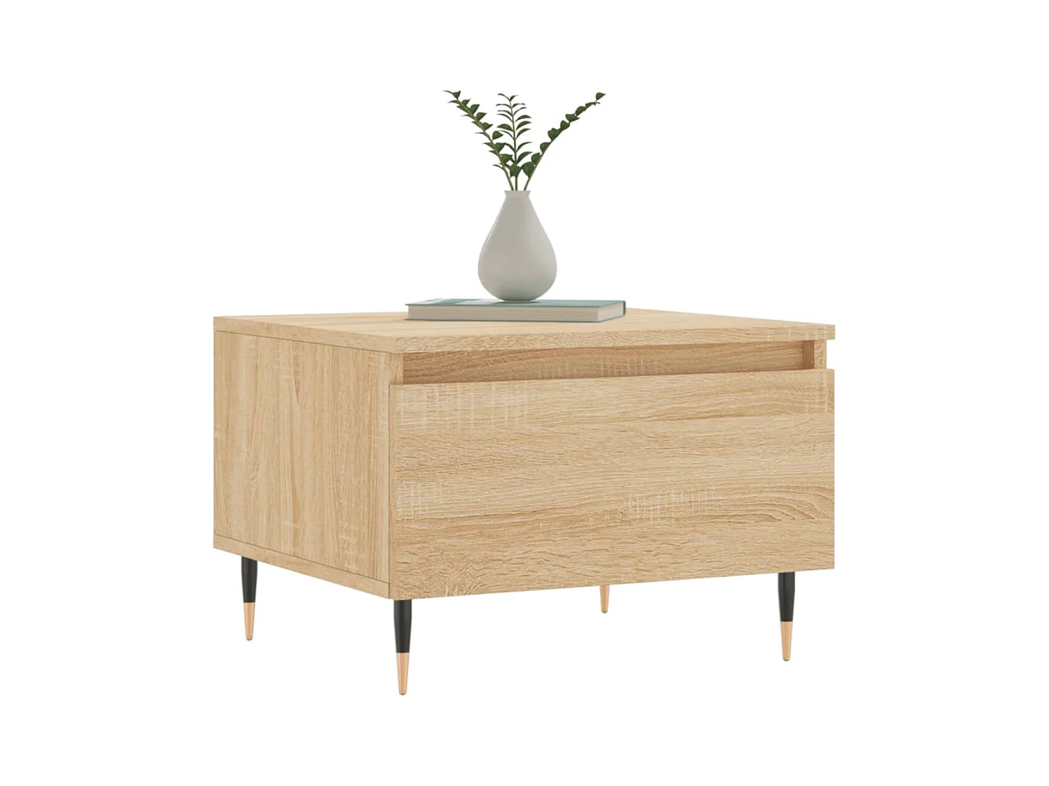 Tables basses 2 pcs chêne sonoma 50x46x35 cm bois d'ingénierie