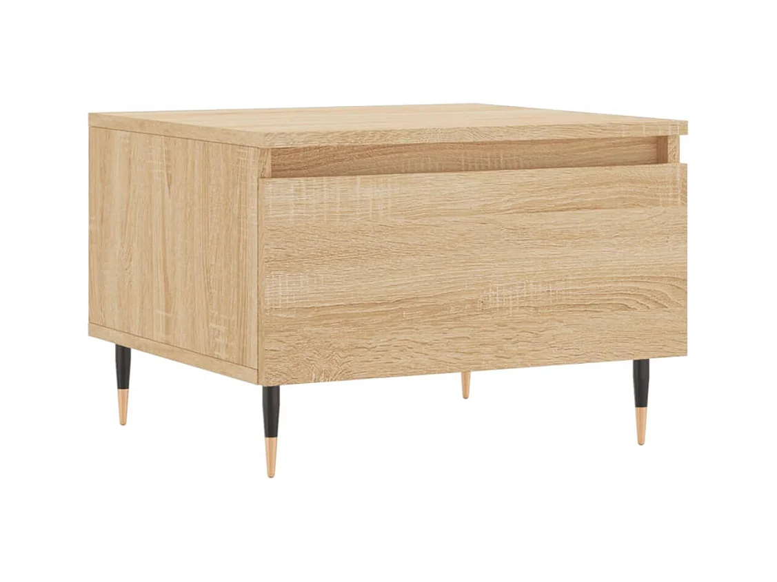 Tables basses 2 pcs chêne sonoma 50x46x35 cm bois d'ingénierie