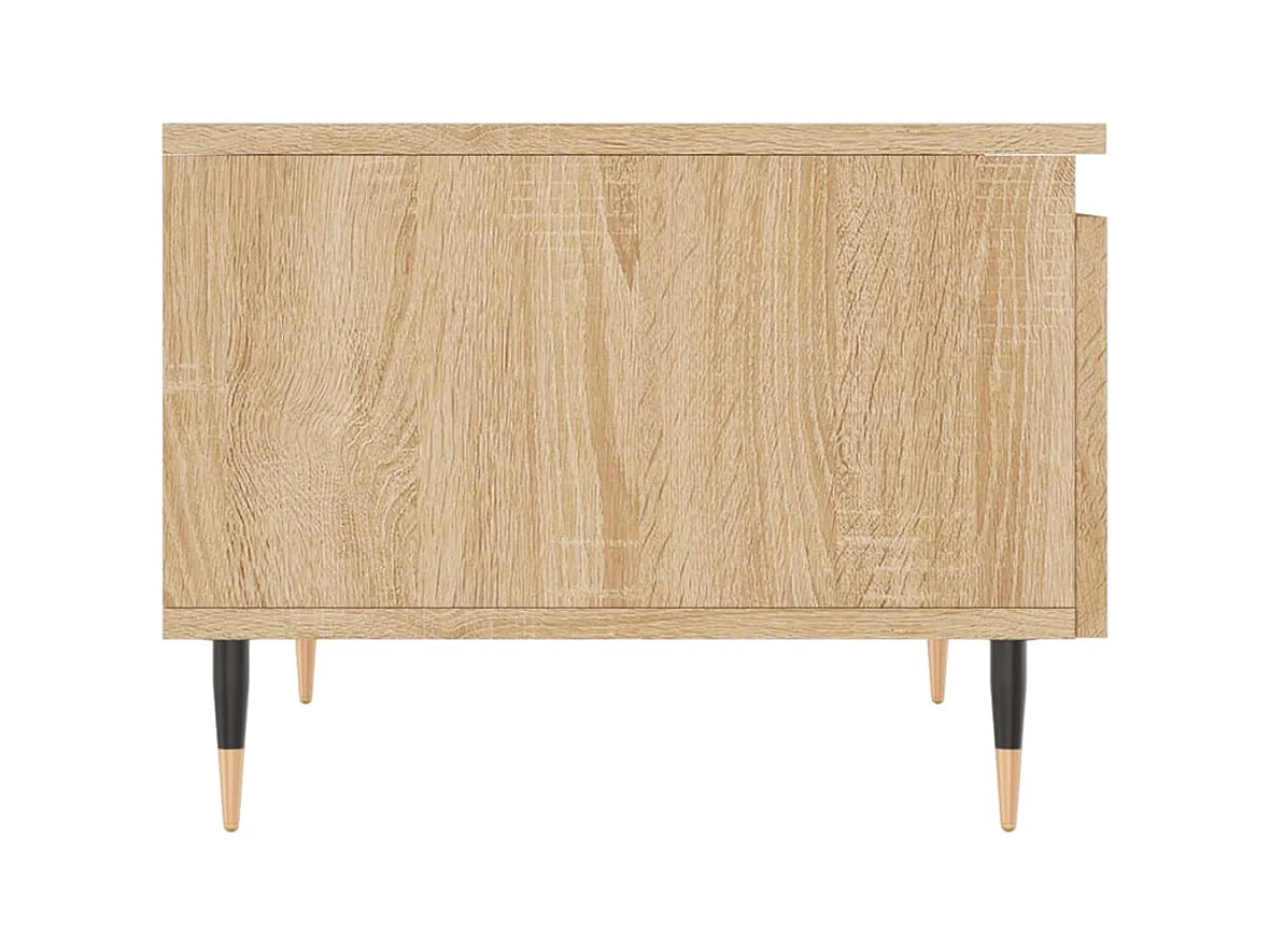Tables basses 2 pcs chêne sonoma 50x46x35 cm bois d'ingénierie