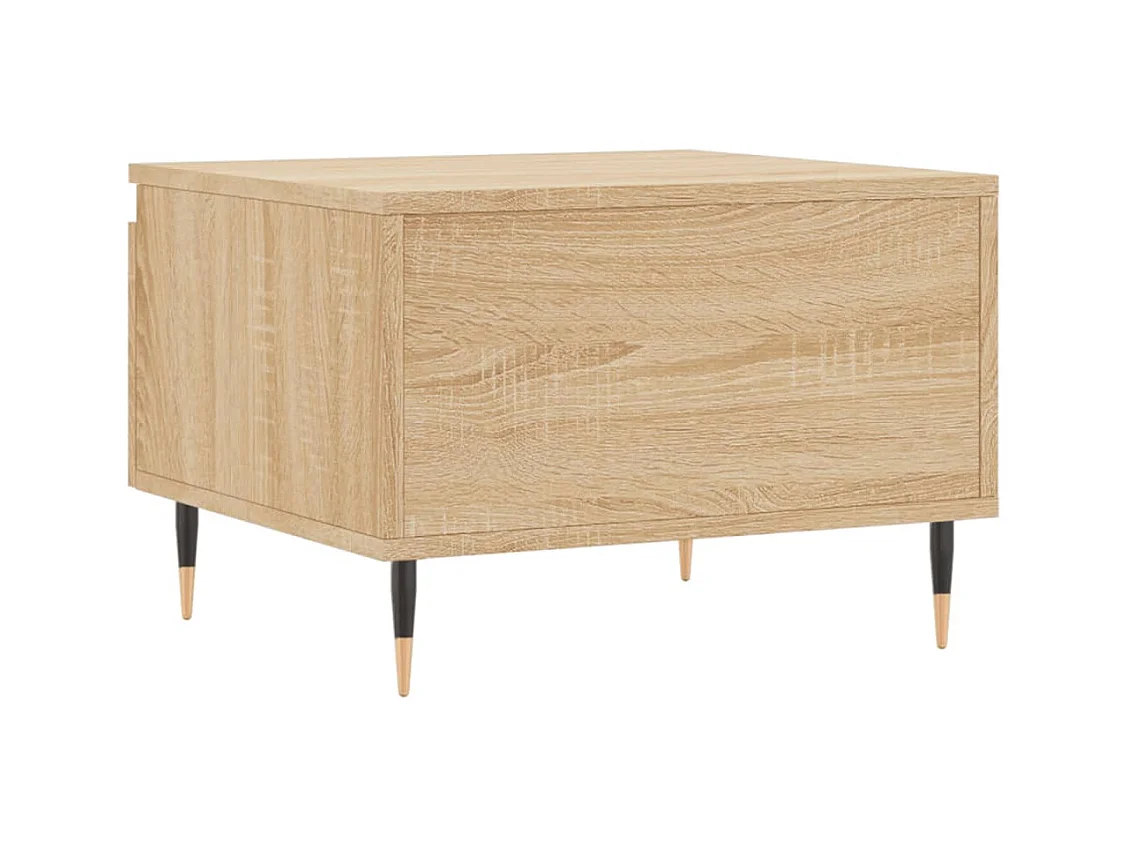 Tables basses 2 pcs chêne sonoma 50x46x35 cm bois d'ingénierie