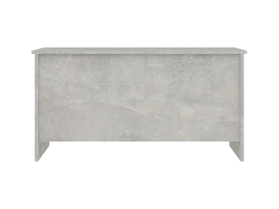 Table basse gris béton 102x55,5x52,5 cm bois d'ingénierie